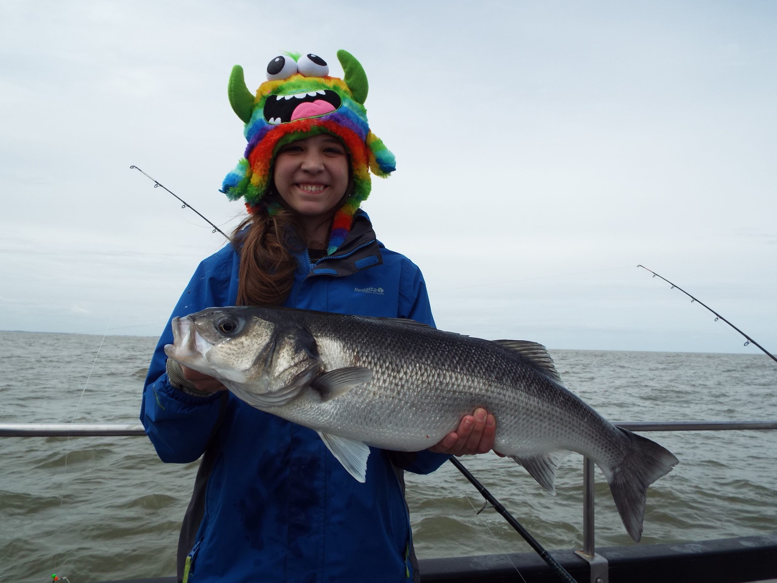 July bass and spaces offshore this week Essex Sea Fishing